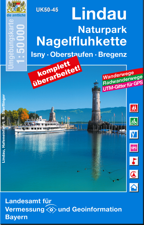 UK50-45 Lindau, Naturpark Nagelfluhkette - Breitband und Vermessung Landesamt f&uuml;r Digitalisierung  Bayern