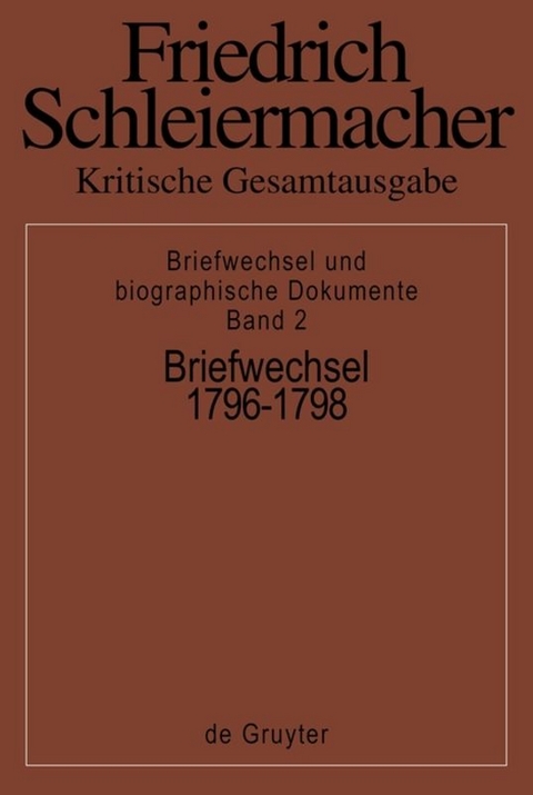 Briefwechsel 1796-1798 - 