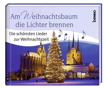 Am Weihnachtsbaum die Lichter brennen