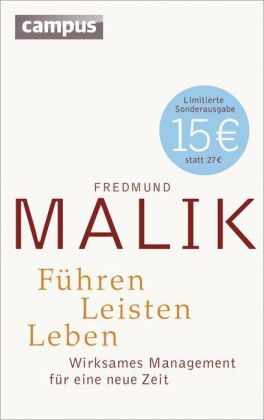 F&uuml;hren Leisten Leben (limitierte Sonderausgabe) - Fredmund Malik