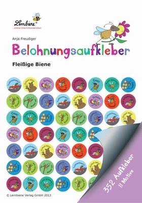 Belohnungsaufkleber "Flei&szlig;ige Biene": Motvierende Sticker f&uuml;r Klasse 1-4 in der Grundschule