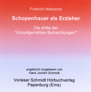 Schopenhauer als Erzieher
