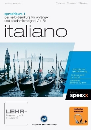 Sprachkurs 1 Italiano + Headset