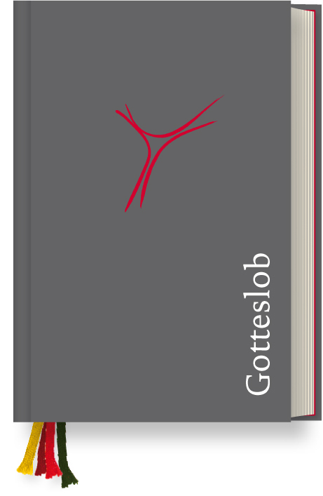 Gotteslob &Ouml;sterreich. Gro&szlig;druckausgabe dunkelgrau.
