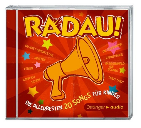 RADAU!, Die Allerbesten 20 Songs f&uuml;r Kinder, 1 Audio-CD -  Radau