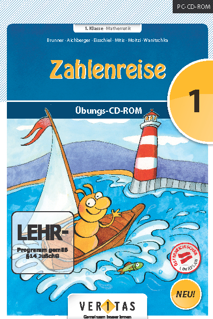 Zahlenreise 1. &Uuml;bungs-CD-ROM (EL - Einzellizenz) - Gabriele Aichberger, Edith Brunner, Karin Eisschiel, Waltraud Mitis, Susanne Wanitschka, Florian Moitzi