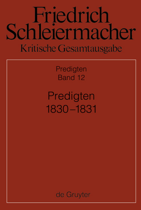 Predigten 1830-1831 - 