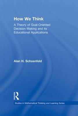 How We Think -  Alan H. Schoenfeld