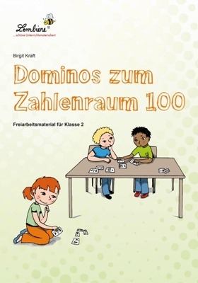 Dominos zum Zahlenraum 100: Freiarbeitsmaterial für Mathematik in Klasse 2