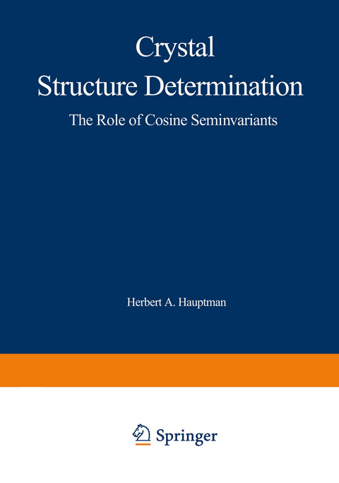 Crystal Structure Determination - H. Hauptman