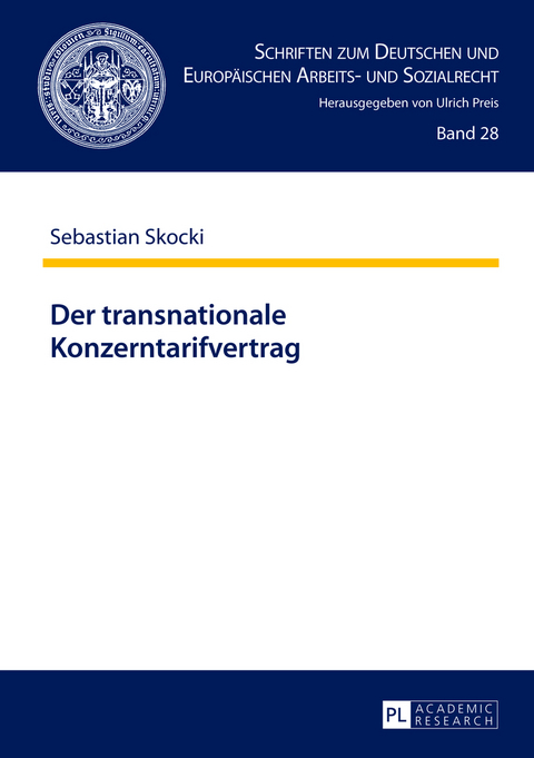 Der transnationale Konzerntarifvertrag - Sebastian Skocki