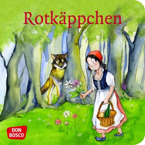 Rotk&auml;ppchen. Mini-Bilderbuch. - Br&uuml;der Grimm
