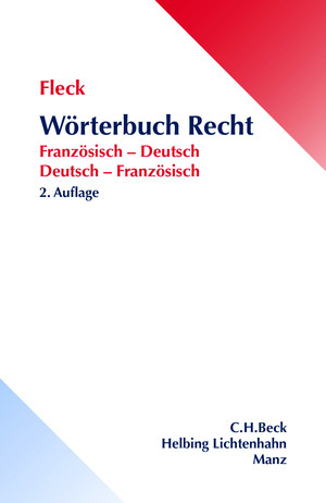 W&ouml;rterbuch Recht / Dictionnaire de droit - Klaus E. W. Fleck