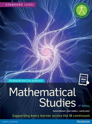 Pearson Baccalaureate Mathematical Studies 2nd edition print and ebook bundle for the IB Diploma