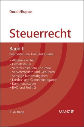 Grundriss des Österreichischen Steuerrechts - Band II
