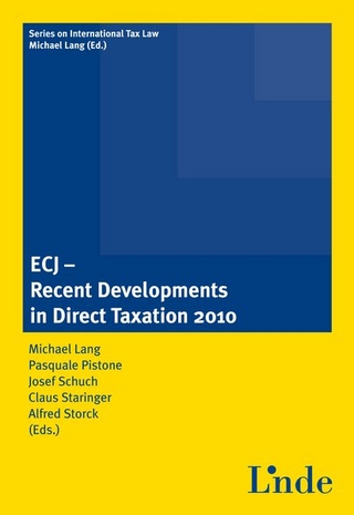 ECJ - Recent Developments in Direct Taxation 2010