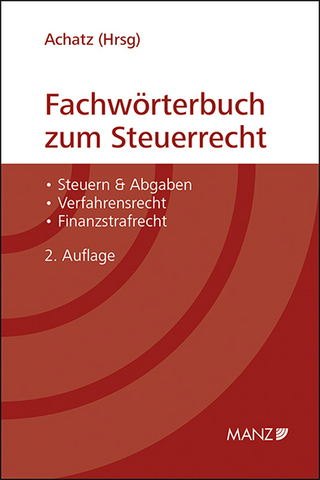 Fachwörterbuch zum Steuerrecht