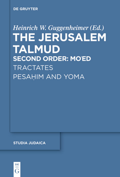 Tractates Pesahim and Yoma - 