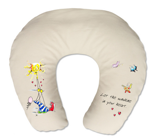 Natur-Nackenhörnchen - Let the sunshine in your heart