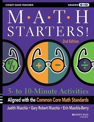 Math Starters - Judith A. Muschla, Gary R. Muschla, Erin Muschla