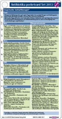 Antibiotika pocketcard Set 2013 - Herbert Hof