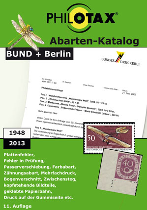 Abarten-Katalog Bund + Berlin 1948 - 2013 - 