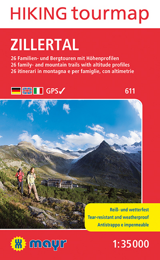 Zillertal Hiking tourmap