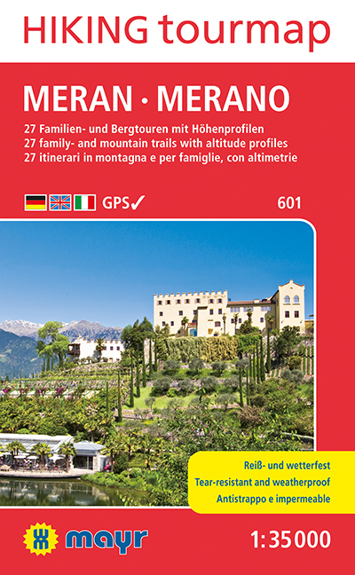 Meran - Merano Hiking tourmap - 