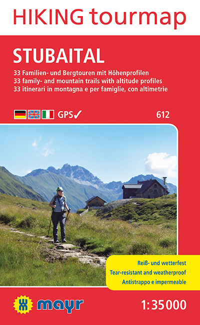 Stubaital Hiking tourmap - 
