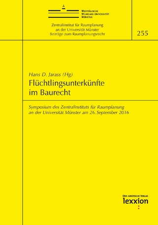 Flüchtlingsunterkünfte im Baurecht
