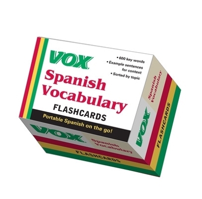 VOX Spanish Vocabulary Flashcards -  Vox