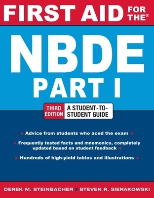First Aid for the NBDE Part 1, Third Edition - Derek Steinbacher, Steven Sierakowski