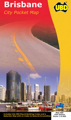 UBD Brisbane City Pocket Map 460