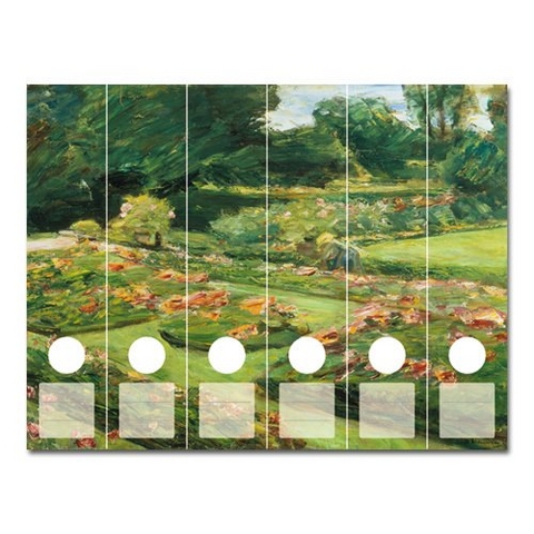 Liebermann - Die Blumenterrasse im Wannsee-Garten - 