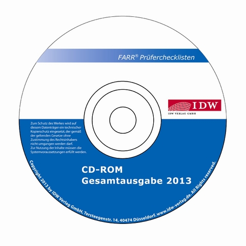 FARR Pr&uuml;ferchecklisten 2013 - Wolf-Michael Farr