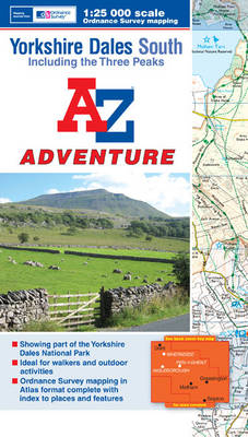 Yorkshire Dales (South) Adventure Atlas -  Geographers' A-Z Map Company