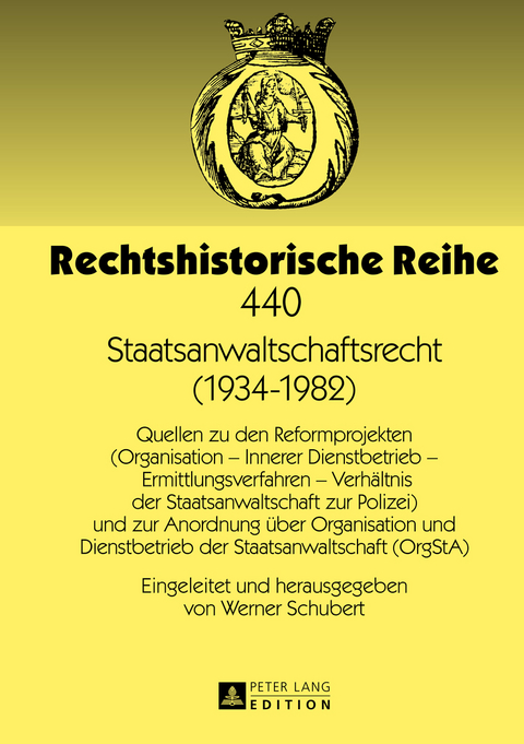 Staatsanwaltschaftsrecht (1934-1982) - 
