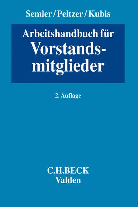 Arbeitshandbuch f&uuml;r Vorstandsmitglieder - 