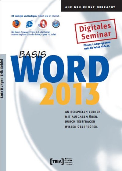 Word 2013 Basis - Lutz Hunger, Erik Seidel