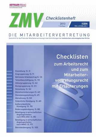 Checkliste mit Erläuterungen 2013