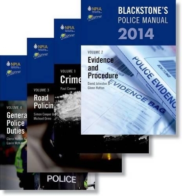 Blackstone's Police Manuals 2014 - Paul Connor, David Johnston  Governor General of Canada, Glenn Hutton, Gavin McKinnon