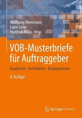 VOB-Musterbriefe für Auftraggeber