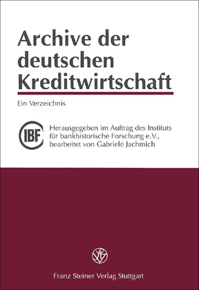 Archive der deutschen Kreditwirtschaft