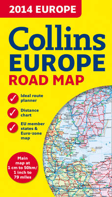 2014 Collins Map of Europe