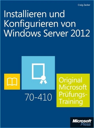 Installieren und Konfigurieren von Windows Server 2012 –  Original Microsoft Prüfungstraining 70-410 (Buch + E-Book)