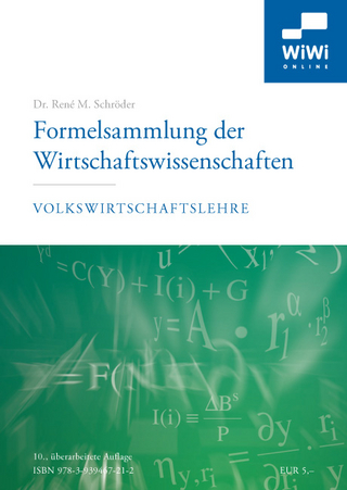 Formelsammlung der Wirtschaftswissenschaften