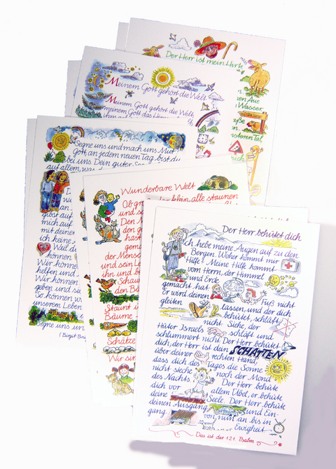 Psalmenkarten: Gemischtes Set