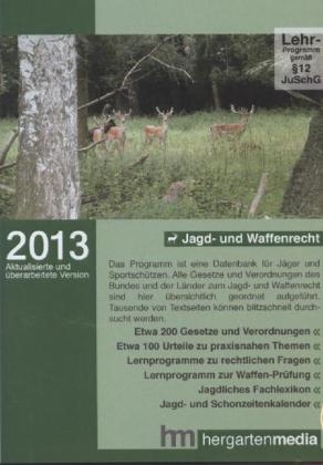 Jagd- und Waffenrecht 2013, CD-ROM