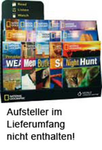 National Geographic Class Library Set 2, 1000 Headwords, CEF A2, 15 Lektüren, DVD, 3 Audio-CDs + Teacher's Book
