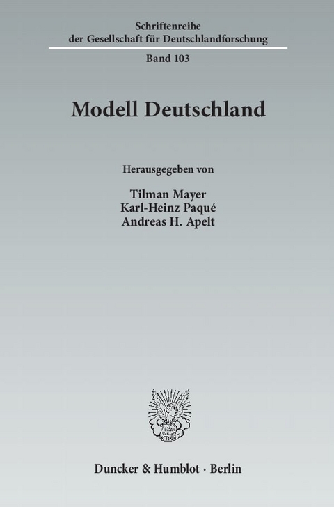 Modell Deutschland. - 